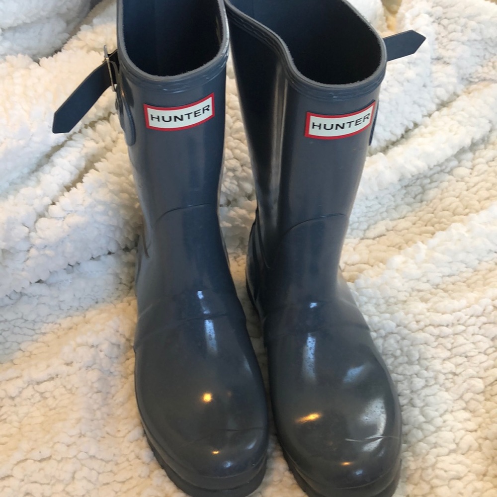 Hunter rain boots short